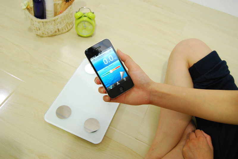 Waage mit Handy Digitale Küchenwaagen Bluetooth